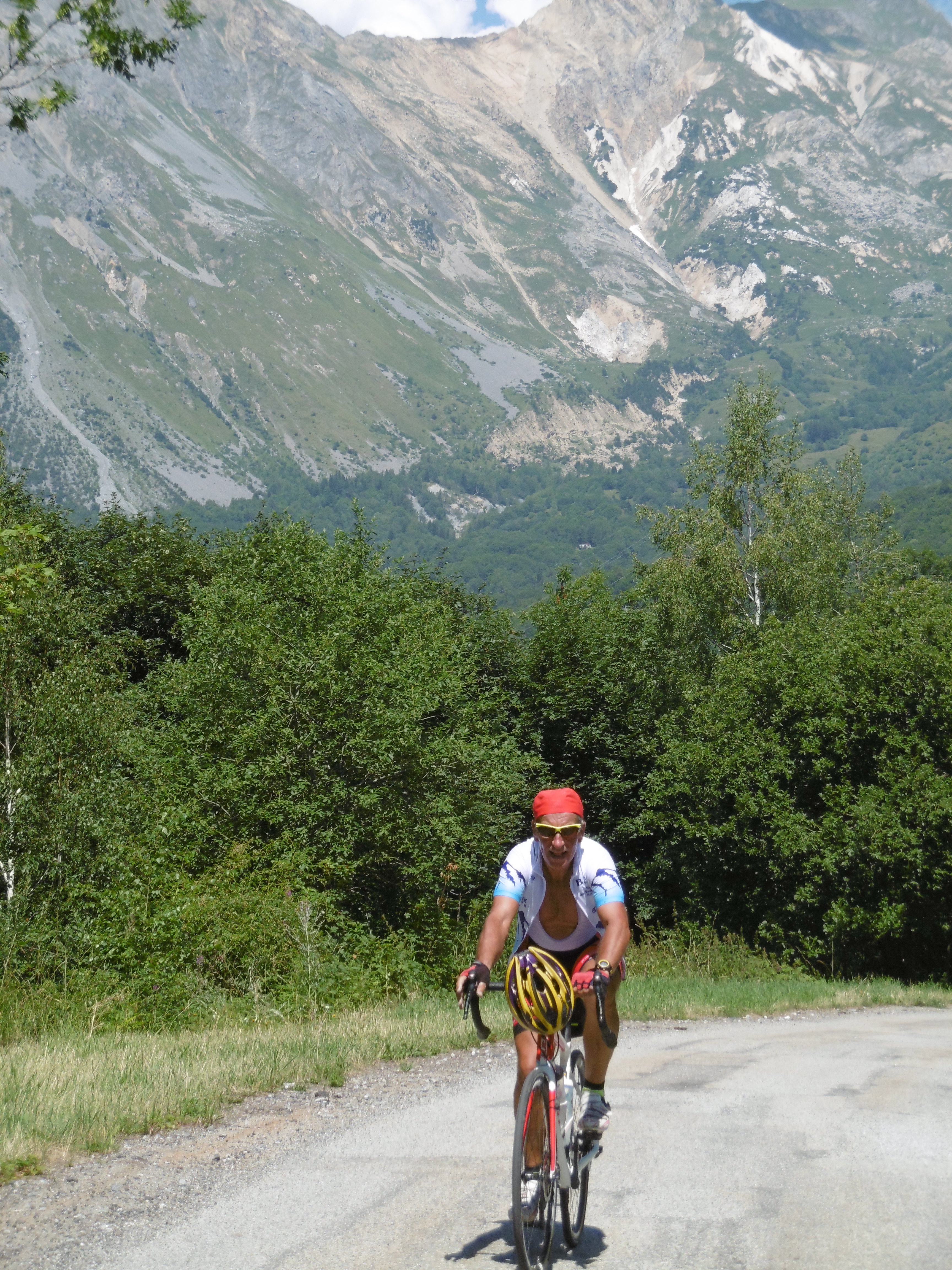 Philippe au col de bon Plan